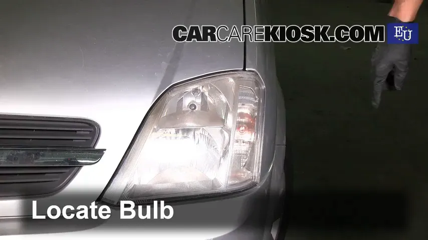 2003 Opel Meriva SE Cosmo 1.6L 4 Cyl. Luces Luz de estacionamiento (reemplazar foco)